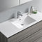 Fresca Lazzaro 48" Glossy Ash Gray Free Standing Modern Bathroom Vanity with Medicine Cabinet FVN9348HA