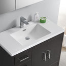 Fresca Imperia 36" Dark Gray Oak Free Standing Modern Bathroom Vanity with Medicine Cabinet- Left Version FVN9436DGO-L