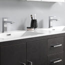 Fresca Imperia 60" Dark Gray Oak Free Standing Double Sink Modern Bathroom Vanity with Medicine Cabinet FVN9460DGO-D