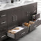 Fresca Imperia 72" Dark Gray Oak Free Standing Double Sink Modern Bathroom Vanity with Medicine Cabinet FVN9472DGO