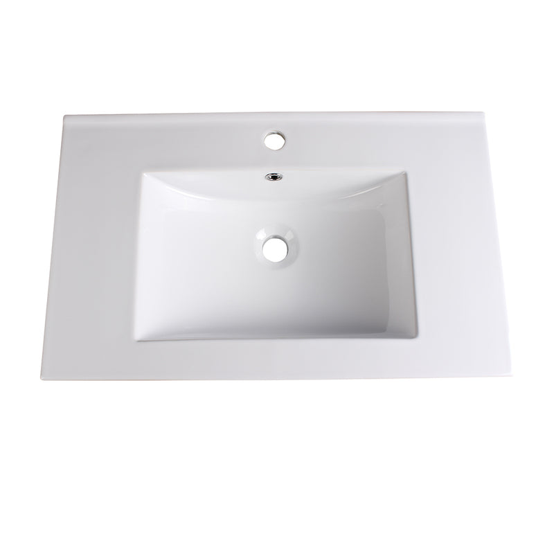 Fresca Torino 30" White Integrated Sink / Countertop FVS6230WH