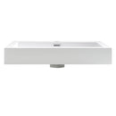Fresca Nano 24" White Integrated Sink with Countertop FVS8006WH
