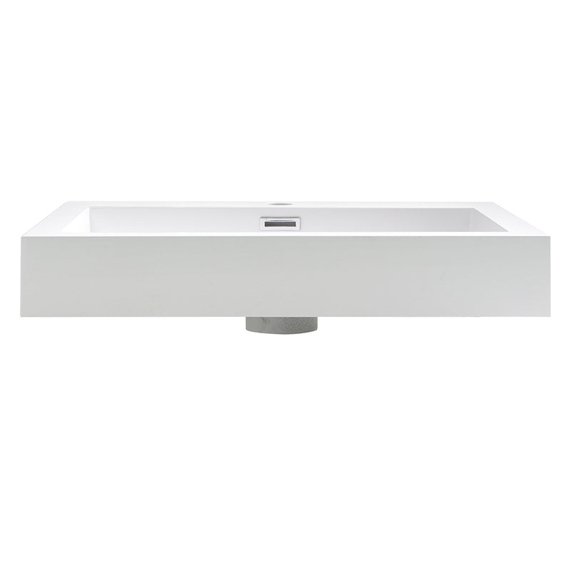 Fresca Nano 24" White Integrated Sink with Countertop FVS8006WH