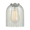 Caledonia Glass shown in the  finish with a Mouchette shade