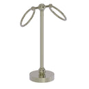 Allied Brass Vanity Top 2 Ring Guest Towel Holder GL-53-PNI