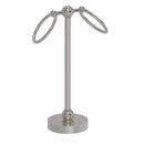 Allied Brass Vanity Top 2 Ring Guest Towel Holder GL-53-SN