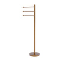 Allied Brass 49 Inch Towel Stand with 3 Pivoting Arms GLT-3-BBR