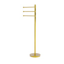 Allied Brass 49 Inch Towel Stand with 3 Pivoting Arms GLT-3-PB