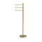 Allied Brass 49 Inch Towel Stand with 3 Pivoting Arms GLT-3-SBR