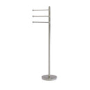 Allied Brass 49 Inch Towel Stand with 3 Pivoting Arms GLT-3-SN