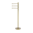 Allied Brass 49 Inch Towel Stand with 3 Pivoting Arms GLT-3-UNL