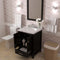 Modern Fittings Caroline Avenue 24" Single Bath Vanity with Cultured Marble Quartz Top and Round Sink