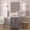 Modern Fittings Caroline Avenue 24" Single Bath Vanity with Cultured Marble Quartz Top and Square Sink