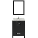 Modern Fittings Caroline Avenue 24" Single Bath Vanity with Quartz Top and Round Sink Faucet