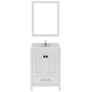 Modern Fittings Caroline Avenue 24" Single Bath Vanity with Quartz Top and Round Sink Faucet