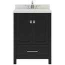 Modern Fittings Caroline Avenue 24" Single Bath Vanity with Quartz Top and Square Sink