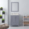 Modern Fittings Caroline Avenue 24" Single Bath Vanity with Quartz Top and Square Sink