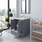 Modern Fittings Caroline Avenue 24" Single Bath Vanity with Quartz Top and Square Sink Faucet