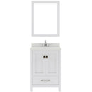 Modern Fittings Caroline Avenue 24" Single Bath Vanity with Quartz Top and Square Sink