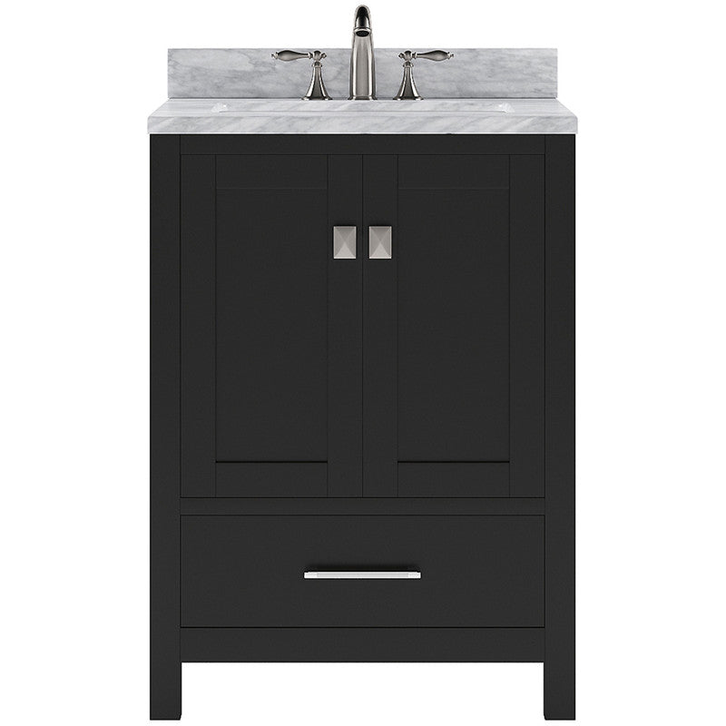 Modern Fittings Caroline Avenue 24" Single Bath Vanity with Marble Top and Round Sink