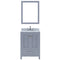 Modern Fittings Caroline Avenue 24" Single Bath Vanity with Marble Top and Round Sink Faucet