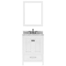 Modern Fittings Caroline Avenue 24" Single Bath Vanity with Marble Top and Round Sink Faucet