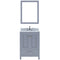 Modern Fittings Caroline Avenue 24" Single Bath Vanity with Marble Top and Square Sink