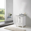 Modern Fittings Caroline Avenue 24" Single Bath Vanity with Marble Top and Square Sink