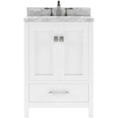 Modern Fittings Caroline Avenue 24" Single Bath Vanity with Marble Top and Square Sink