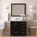 Modern Fittings Caroline Avenue 36" Single Bath Vanity with Cultured Marble Quartz Top and Round Sink