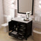 Modern Fittings Caroline Avenue 36" Single Bath Vanity with Cultured Marble Quartz Top and Round Sink Faucet