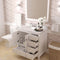 Modern Fittings Caroline Avenue 36" Single Bath Vanity with Cultured Marble Quartz Top and Round Sink Faucet