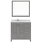 Modern Fittings Caroline Avenue 36" Single Bath Vanity with Cultured Marble Quartz Top and Square Sink