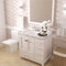 Modern Fittings Caroline Avenue 36" Single Bath Vanity with Cultured Marble Quartz Top and Square Sink