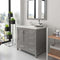 Modern Fittings Caroline Avenue 36" Single Bath Vanity with Quartz Top and Round Sink Faucet