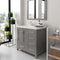 Modern Fittings Caroline Avenue 36" Single Bath Vanity with Quartz Top and Square Sink Faucet