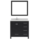 Modern Fittings Caroline Avenue 36" Single Bath Vanity with Quartz Top and Square Sink Faucet