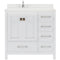 Modern Fittings Caroline Avenue 36" Single Bath Vanity with Quartz Top and Square Sink