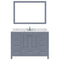 Modern Fittings Caroline Avenue 48" Single Bath Vanity with Calacatta Quartz Top and Round Sink