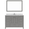 Modern Fittings Caroline Avenue 48" Single Bath Vanity with Cultured Marble Quartz Top and Round Sink