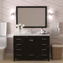 Modern Fittings Caroline Avenue 48" Single Bath Vanity with Cultured Marble Quartz Top and Round Sink