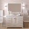 Modern Fittings Caroline Avenue 48" Single Bath Vanity with Cultured Marble Quartz Top and Round Sink Faucet