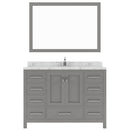 Modern Fittings Caroline Avenue 48" Single Bath Vanity with Cultured Marble Quartz Top and Square Sink