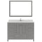 Modern Fittings Caroline Avenue 48" Single Bath Vanity with Quartz Top and Round Sink Faucet