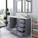 Modern Fittings Caroline Avenue 48" Single Bath Vanity with Quartz Top and Round Sink