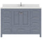 Modern Fittings Caroline Avenue 48" Single Bath Vanity with Quartz Top and Square Sink