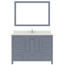 Modern Fittings Caroline Avenue 48" Single Bath Vanity with Quartz Top and Square Sink