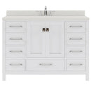 Modern Fittings Caroline Avenue 48" Single Bath Vanity with Quartz Top and Square Sink