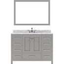 Modern Fittings Caroline Avenue 48" Single Bath Vanity with Marble Top and Round Sink Faucet