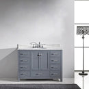 Modern Fittings Caroline Avenue 48" Single Bath Vanity with Marble Top and Round Sink